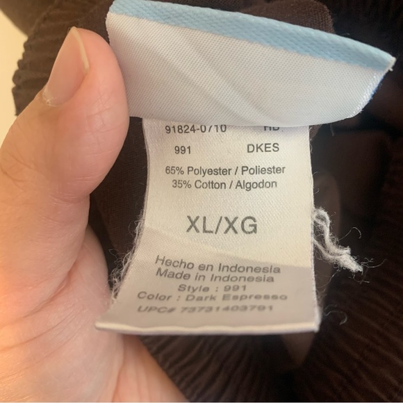 Cottonality Top XL Sage Green Floral Pant SB Scrubs Brown XL Woman’s Scrubs Set - Picture 5 of 5